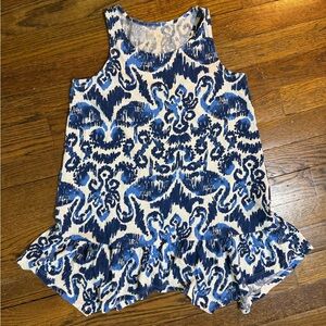 Blue and White Kids Dress